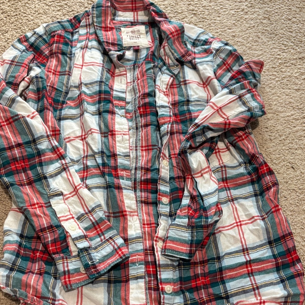 Red and Blue Plaid Shirt
